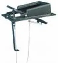 Top-mounted cast aluminum and stainless steel damper with remote operator